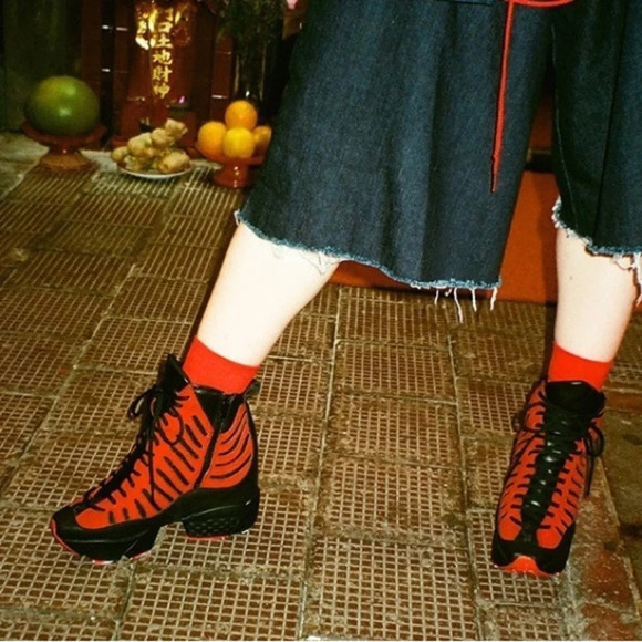 Jeffrey Campbell Women's Stark Hidden Wedge Platform Sneaker Sz: 8.0/8.5 - Picture 4 of 12